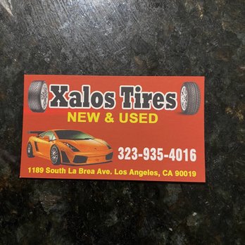 Xalos Tires - Business card - Tires Near Me - Los Angeles, California Xalos Tires - Business card - Tires Near Me - Los Angeles, California