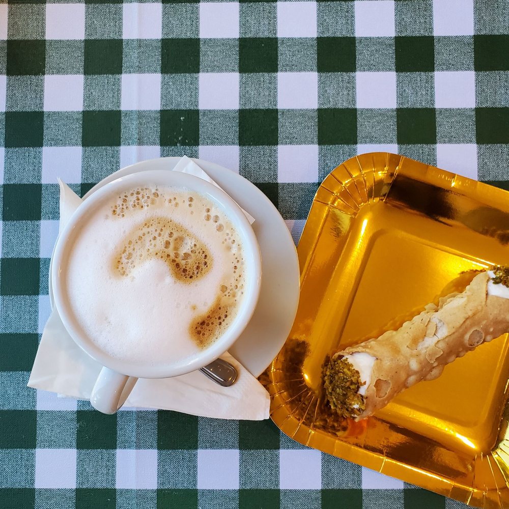 Ciao Bella Market - Cappuccino and pistachio canoli. Yum! - International Grocery Near Me - Perry, Georgia Ciao Bella Market - Cappuccino and pistachio canoli. Yum! - International Grocery Near Me - Perry, Georgia
