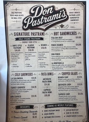 Menu photo 2 Don Pastramis Mesa, AZ Menu photo 2 Don Pastramis Mesa, AZ