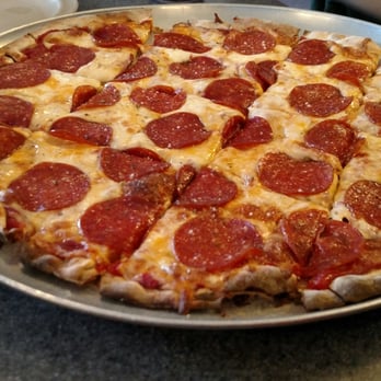 Salvo's Pizzeria & Pub - Thin crust pepperoni ... Perfect! - Pizza Near Me - Merrill, Wisconsin