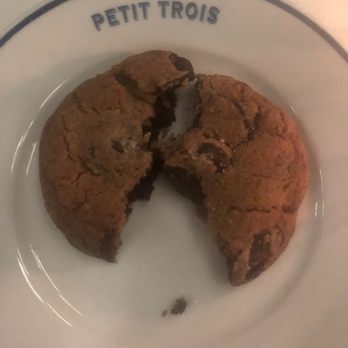 Petit Trois - Chocolate chip cookie - French Near Me - Sherman Oaks, California Petit Trois - Chocolate chip cookie - French Near Me - Sherman Oaks, California