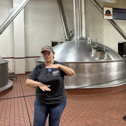 Budweiser Brewery Experience - Our guide Monique! She knows what she's talking about. I believe she's been with the company for 38 years