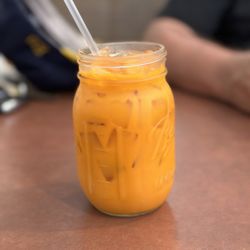 N and T's Restaurant - The Thai Iced Tea is wonderful.