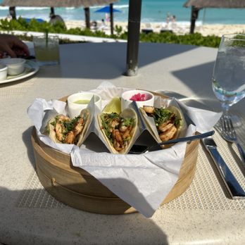 Kempinski Hotel Cancún - Shrimp Tacos - muy bueno! - Hotels Near Me - Cancun, ROO