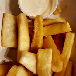 El Pilon Kitchen - The starchy flesh of the Yuca is a cream color with a grainy texture having a mild, sweet, somewhat nutty taste.