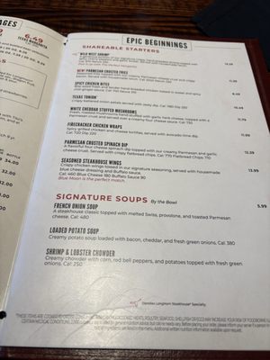Menu photo 4 LongHorn Steakhouse Manchester, NH Menu photo 4 LongHorn Steakhouse Manchester, NH