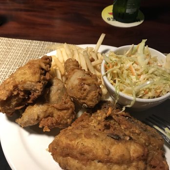 No Bones Cafe - Fried chicken, fries, coleslaw - American Near Me - Christiansted, Virgin Islands