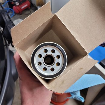 Jiffy Lube - Half the size of the required oil filter installed. - Auto Repair Near Me - Sacramento, California Jiffy Lube - Half the size of the required oil filter installed. - Auto Repair Near Me - Sacramento, California