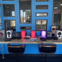 The Groove OKC - Our powered speaker and headphone bar