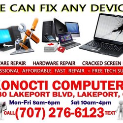 Konocti Computers - KONOCTI COMPUTERS CAN FIX ANY DEVICE!