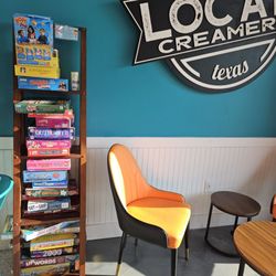 Local Creamery - Games available to play and enjoy your ice cream!