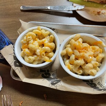 Dang BBQ - Mac and Cheese. Could use some seasoning or bread crumbs - Barbeque Near Me - Seaford, New York Dang BBQ - Mac and Cheese. Could use some seasoning or bread crumbs - Barbeque Near Me - Seaford, New York
