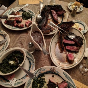 Peter Luger - We left all of this behind. First time we actually did not want to pack it up. - Steakhouses Near Me - Brooklyn, New York