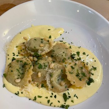 Farmhaus Restaurant - Nettle & Ricotta Ravioli - American Near Me - Saint Louis, Missouri Farmhaus Restaurant - Nettle & Ricotta Ravioli - American Near Me - Saint Louis, Missouri