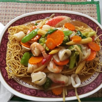 Thai Thani - Crispy Noodles with seafood - Thai Near Me - Norwood, Massachusetts Thai Thani - Crispy Noodles with seafood - Thai Near Me - Norwood, Massachusetts