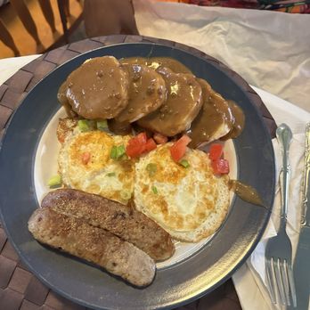 The Breeze Waterfront Cafe - Biscuit and Gravy - Breakfast & Brunch Near Me - Gulfport, Florida