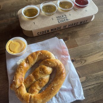 Vala's Pumpkin Patch - The infamous pretzel!!! Definitely the best food item in the park - Venues & Event Spaces Near Me - Gretna, Nebraska