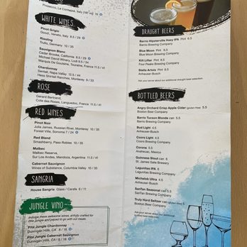 Pita Jungle - Drink Menu - Mediterranean Near Me - Peoria, Arizona Pita Jungle - Drink Menu - Mediterranean Near Me - Peoria, Arizona