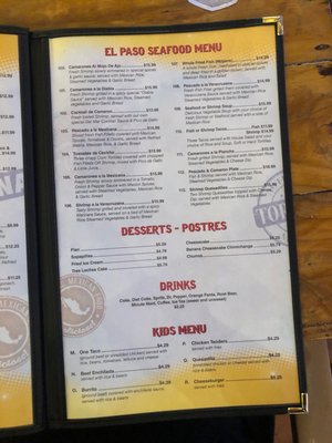 Menu photo 2 El Paso Mexican Grill Lafayette, LA Menu photo 2 El Paso Mexican Grill Lafayette, LA