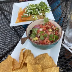 Casa Catrina - Ceviche / Flautas de pollo