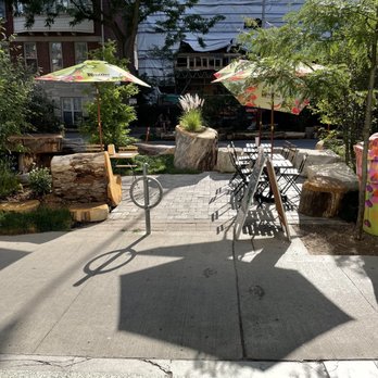 Salt and Tobacco - The outside patio - Pizza Near Me - Toronto, Ontario Salt and Tobacco - The outside patio - Pizza Near Me - Toronto, Ontario