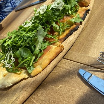 Sylvan Table - Prosciutto Flatbread - New American Near Me - Sylvan Lake, Michigan Sylvan Table - Prosciutto Flatbread - New American Near Me - Sylvan Lake, Michigan