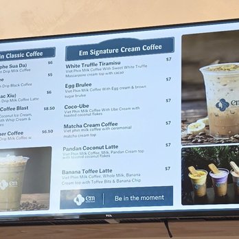 Em Coffee House - Menu 3. - Coffee & Tea Near Me - San Jose, California Em Coffee House - Menu 3. - Coffee & Tea Near Me - San Jose, California