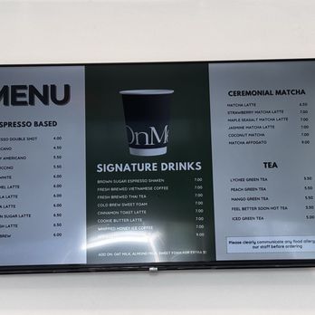 OnMe Cafe - Menu - Coffee & Tea Near Me - Ontario, California OnMe Cafe - Menu - Coffee & Tea Near Me - Ontario, California