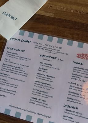 Menu photo 1 Fish & Whistle Biddeford, ME