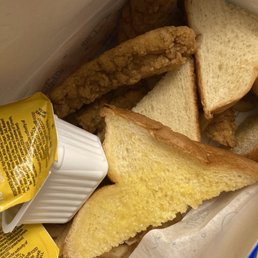 6 pc chicken tenders, fries, toast 6 pc chicken tenders, fries, toast