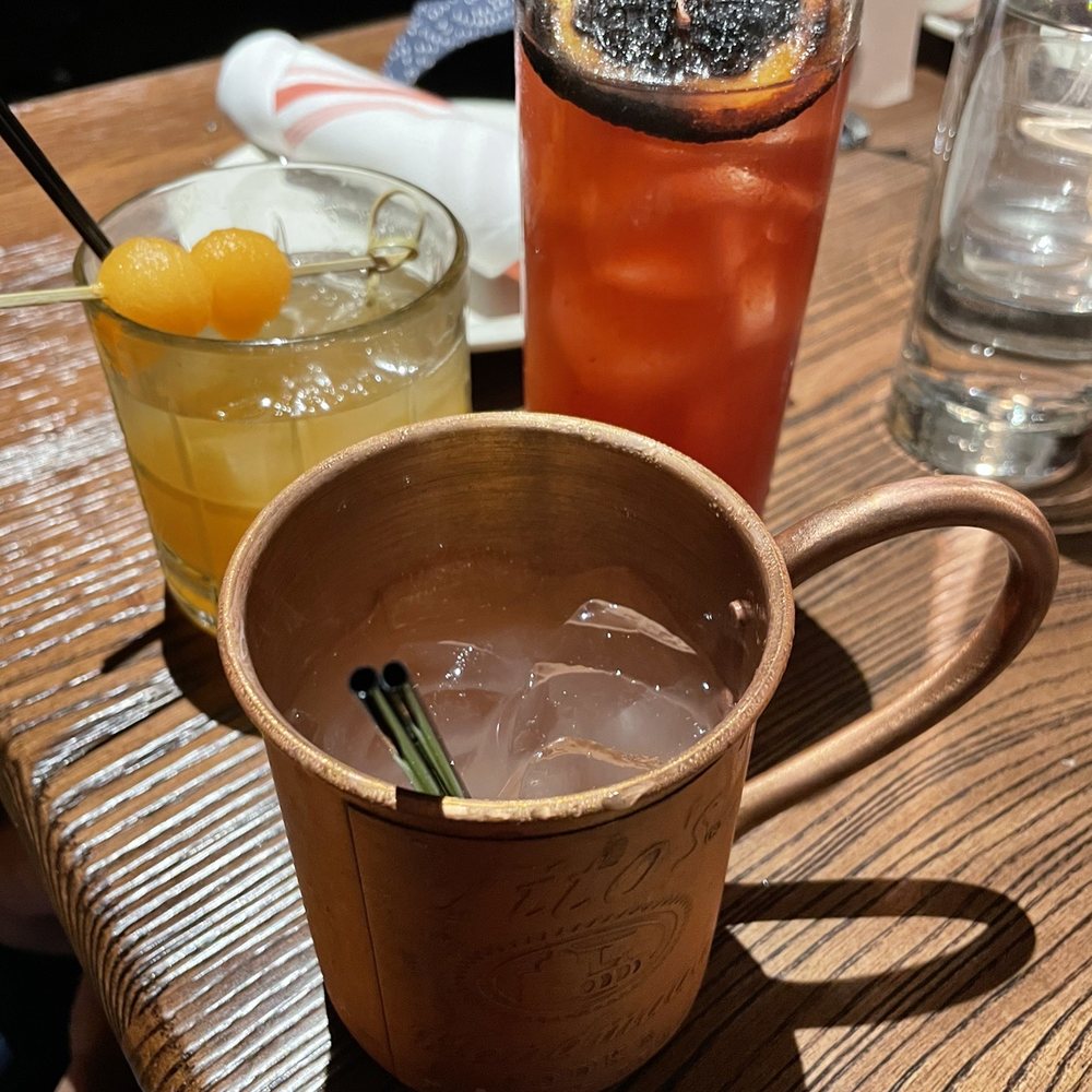 Belo Bar & Kitchen - Best I Ever Had" with cantaloupe juice "Blood On The Leaves" with Tequila & lime juice Moscow Mule - New American Near Me - Hoboken, New Jersey Belo Bar & Kitchen - Best I Ever Had" with cantaloupe juice "Blood On The Leaves" with Tequila & lime juice Moscow Mule - New American Near Me - Hoboken, New Jersey