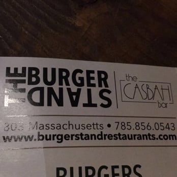 The Burger Stand - Burgers Near Me - Lawrence, Kansas