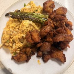 Crab omelette
