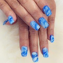 Nails by Nancy - Marble nails art