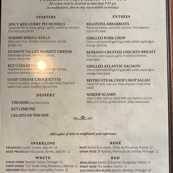 Ship To Shore - Special: Early dine menu - Steakhouses Near Me - Kingston, New York Ship To Shore - Special: Early dine menu - Steakhouses Near Me - Kingston, New York
