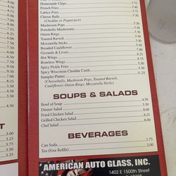 State Street Bar & Grill - Appetizer menu