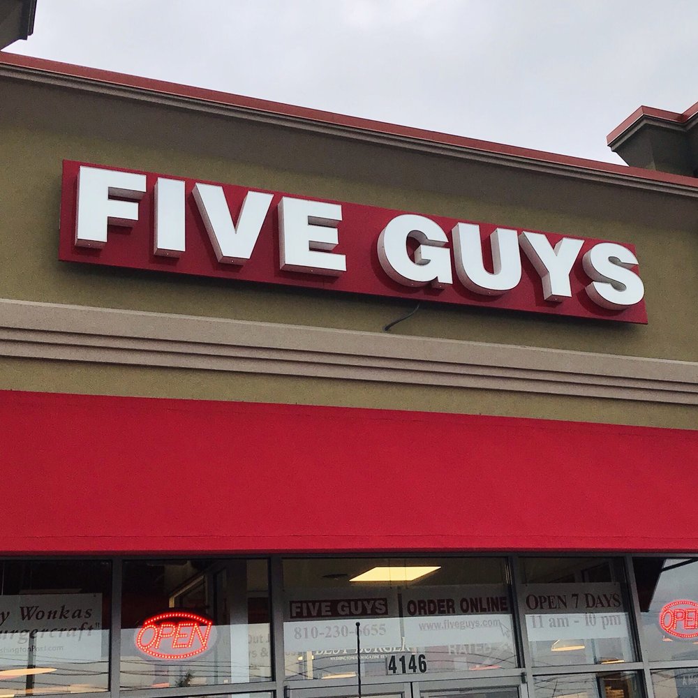 Five Guys - Burgers Near Me - Flint Township, Michigan