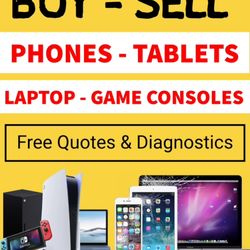 Phone Repair Center - We repair, buy, and sell phones, tablets, laptops, and game consoles.
Fast service with free quotes & diagnostics.
