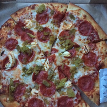 Elevation Pizza - The "Adam Bomb" is seriously the bomb. Green chilies, pepperonis, and cream cheese. - Pizza Near Me - Fraser, Colorado Elevation Pizza - The "Adam Bomb" is seriously the bomb. Green chilies, pepperonis, and cream cheese. - Pizza Near Me - Fraser, Colorado