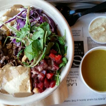 SAJJ Mediterranean - Chicken shawarma with lentil soup - Mediterranean Near Me - San Mateo, California SAJJ Mediterranean - Chicken shawarma with lentil soup - Mediterranean Near Me - San Mateo, California