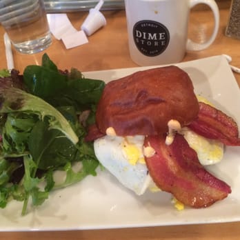 Dime Store - Breakfast BLTE was deee-lish!  Can wait to try lunch and dinner in my next trip to Detroit Rock city! - Breakfast & Brunch Near Me - Detroit, Michigan