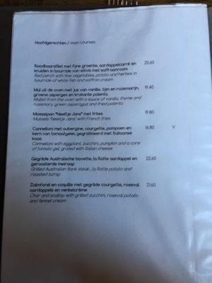 Menu photo 6 Sluizer Amsterdam, NH