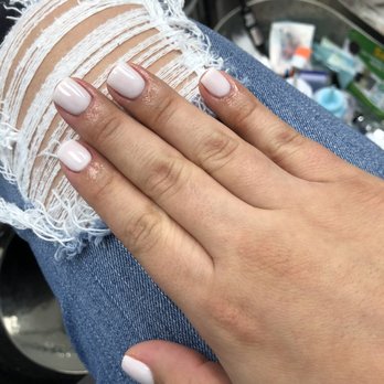The Nail Garden - "pure white" dip manicure by Anita - Nail Salons Near Me - Miami Lakes, Florida The Nail Garden - "pure white" dip manicure by Anita - Nail Salons Near Me - Miami Lakes, Florida