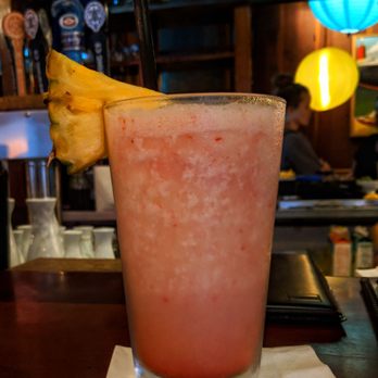 The Dolphin - Eruption Pina Colada tastes like a coconut cream pie Instagram @tabletopviews - Seafood Markets Near Me - Hanalei, Hawaii