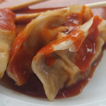 King Dumplings - I like the place. Had 8 dumpings 2 left in picture. Good place to fill your stomach and not break the bank. - Chinese Near Me - New York, New York