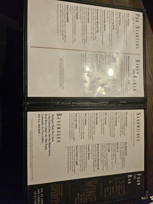 Menu photo 2 Tjs Pub Manistee, MI