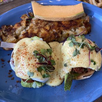 The Breakfast Club - Crab Cake Benedict - American Near Me - Castro Valley, California The Breakfast Club - Crab Cake Benedict - American Near Me - Castro Valley, California