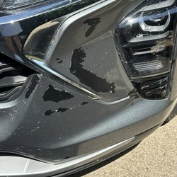 Hertz Rent A Car - Front bumper scraped up