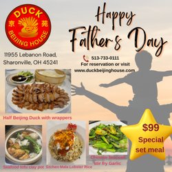 Duck Beijing House - Bring your father to Duck Beijing House this year to celebrate Fathers Day with this awesome meal!