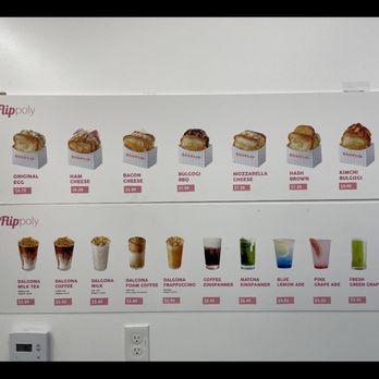 Flippoly - The sandwich menu 3/22. - Coffee & Tea Near Me - Buena Park, California